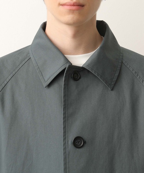 JUNRED（ジュンレッド）の「リラックスラグランステンカラーコート（ステンカラーコート・メンズ・グレー/グリーン・LL/M/L）」の11枚目の写真