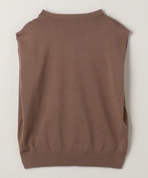 ASTRAET（アストラット）の「＜ASTRAET（アストラット）＞14G クルーネック ノースリーブニット◆（ニット/セーター・レディース・ホワイト/ブラック/ライム/モカ・FREE）」の13枚目の写真