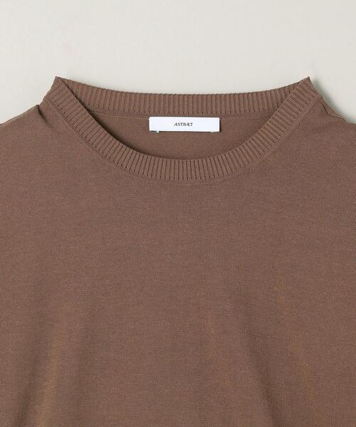 ASTRAET（アストラット）の「＜ASTRAET（アストラット）＞14G クルーネック ノースリーブニット◆（ニット/セーター・レディース・ホワイト/ブラック/ライム/モカ・FREE）」の14枚目の写真