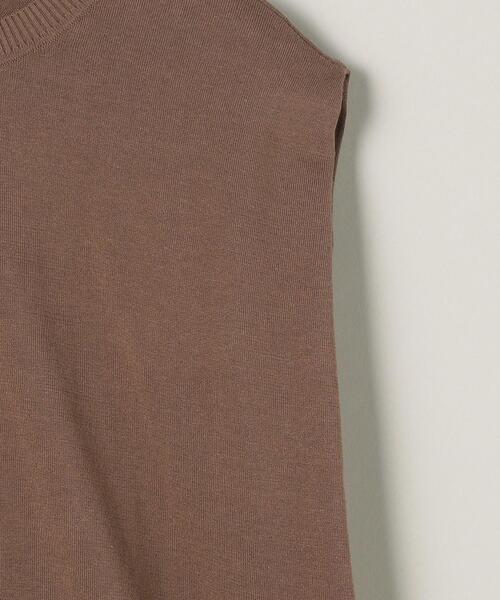 ASTRAET（アストラット）の「＜ASTRAET（アストラット）＞14G クルーネック ノースリーブニット◆（ニット/セーター・レディース・ホワイト/ブラック/ライム/モカ・FREE）」の16枚目の写真