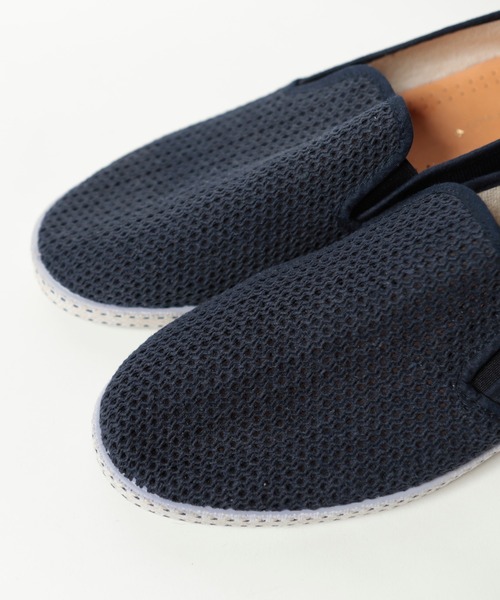 MEN'S BIGI（メンズビギ）の「＜Rivieras（リビエラ）＞ メッシュスリッポン（スリッポン・メンズ・ホワイト/ネイビー・01/02/03/04/05）」の10枚目の写真