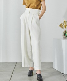 PUBLIC TOKYO | リネンライクハイウエストリラックスパンツ(スラックス)
