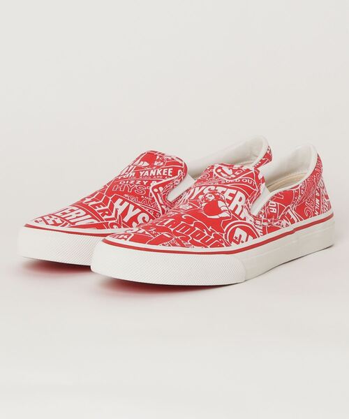 HYSTERIC GLAMOUR（ヒステリックグラマー）の「YANKEE GIRL スリッポン（スリッポン・メンズ・レッド/ブラック・26cm/27cm/28cm）」の3枚目の写真