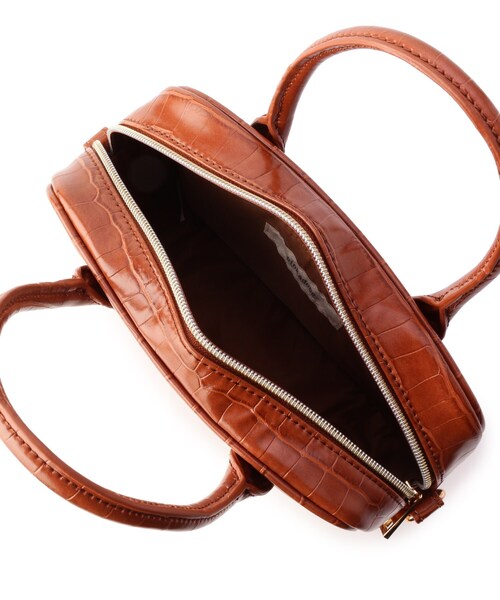 pink adobe（ピンクアドベ）の「◆【2WAY】スクエア ボストンバッグ（ボストンバッグ・レディース・ブラック系/ブラウン系9/ベージュ系/アイボリー系/ブルー系5・00）」の10枚目の写真