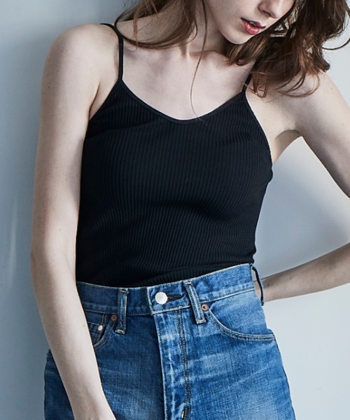 RAWLIFE（ロウライフ）の「KALNA/カルナ/キャミソール（タンクトップ・レディース・ブラック/ベージュ/ホワイト/クリーム・0）」の3枚目の写真