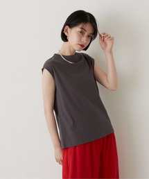 オーガニックコットン ノースリーブTシャツ