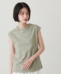 オーガニックコットン ノースリーブTシャツ