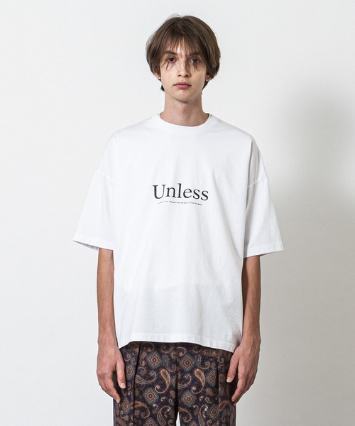 SLICK（スリック）の「ドロップショルダープリントTシャツ