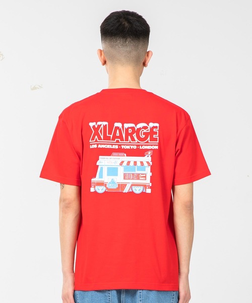 XLARGE（エクストララージ）の「S/S TEE XLARGE × 123KLAN ICE CREAM TRUCK（Tシャツ/カットソー・メンズ・ホワイト/ブラック/レッド・SMALL/MEDIUM/LARGE/X-LARGE）」の3枚目の写真