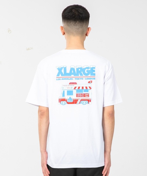 XLARGE（エクストララージ）の「S/S TEE XLARGE × 123KLAN ICE CREAM TRUCK（Tシャツ/カットソー・メンズ・ホワイト/ブラック/レッド・SMALL/MEDIUM/LARGE/X-LARGE）」の4枚目の写真