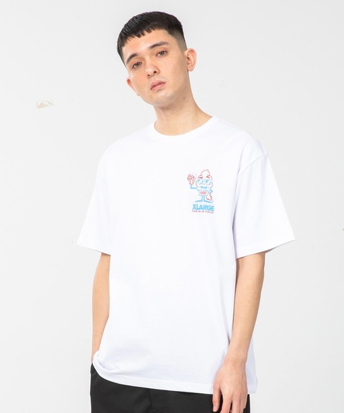 XLARGE（エクストララージ）の「S/S TEE XLARGE × 123KLAN ICE CREAM TRUCK（Tシャツ/カットソー・メンズ・ホワイト/ブラック/レッド・SMALL/MEDIUM/LARGE/X-LARGE）」の6枚目の写真