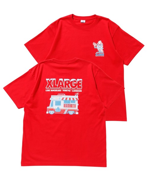 XLARGE（エクストララージ）の「S/S TEE XLARGE × 123KLAN ICE CREAM TRUCK（Tシャツ/カットソー・メンズ・ホワイト/ブラック/レッド・SMALL/MEDIUM/LARGE/X-LARGE）」の22枚目の写真