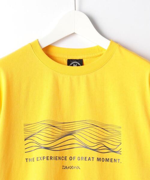 DAIWA（ダイワ）の「別注 [ ダイワ ] DAIWA × GLR ソナー グラフィック Tシャツ（Tシャツ/カットソー・メンズ・イエロー/ホワイト・MEDIUM/LARGE）」の3枚目の写真