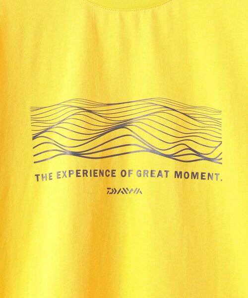 DAIWA（ダイワ）の「別注 [ ダイワ ] DAIWA × GLR ソナー グラフィック Tシャツ（Tシャツ/カットソー・メンズ・イエロー/ホワイト・MEDIUM/LARGE）」の16枚目の写真