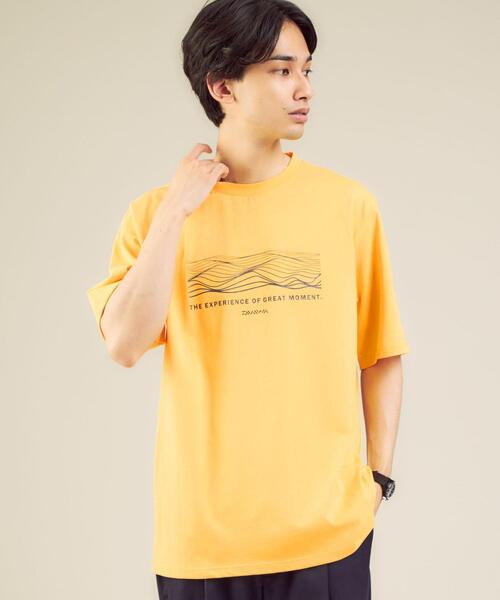DAIWA（ダイワ）の「別注 [ ダイワ ] DAIWA × GLR ソナー グラフィック Tシャツ（Tシャツ/カットソー・メンズ・イエロー/ホワイト・MEDIUM/LARGE）」の19枚目の写真