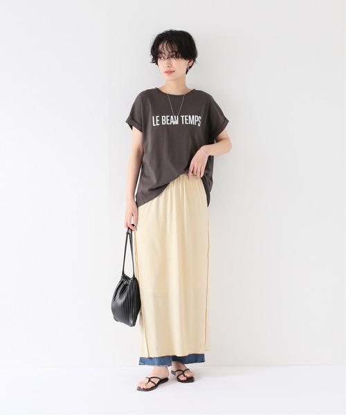 Simplicite(サンプリシテ)の「メローカットソースカート◆(スカート・レディース・ブラック/アイボリー/グリーン・FREE)」の10枚目の写真