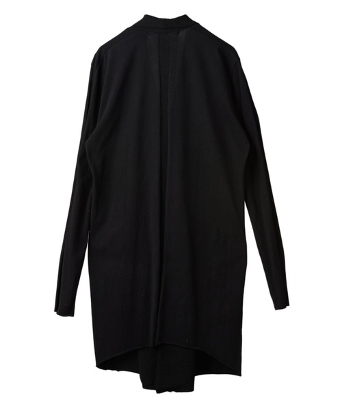 NO ID.(ノーアイディ)の「【NO ID.】Shawl Collar Switching Double Breasted Gown / ショール カラー 切替 ダブル ブレスト ガウン(カーディガン/ボレロ・メンズ・カーキ/ブラック・1/2)」の6枚目の写真