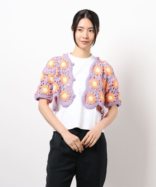 tach clothing /クロシェカーディガン