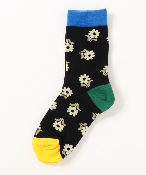 ASH（アッシュ）の「【SOCK11】フラワー柄ソックス（ソックス/靴下・レディース・ブラック・ONE SIZE）」の6枚目の写真