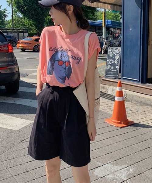 urge：（アージコロン ）の「【URGE：】 コットン ハーフパンツ（その他パンツ・レディース・ベージュ/ブラック/オレンジ・S/M/L）」の17枚目の写真