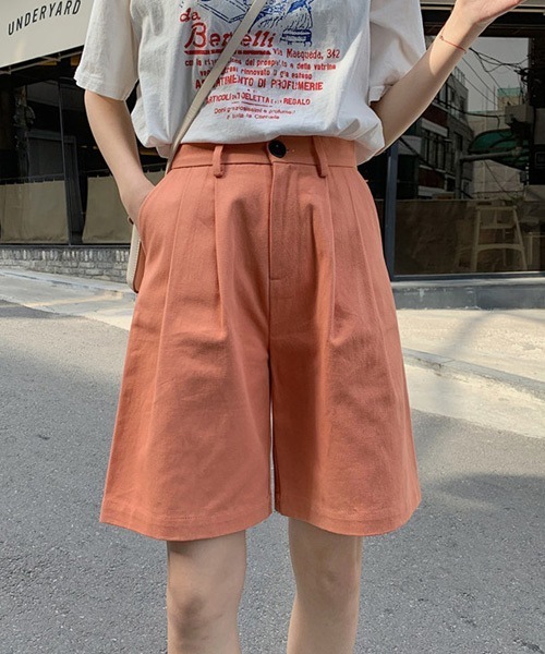 urge：（アージコロン ）の「【URGE：】 コットン ハーフパンツ（その他パンツ・レディース・ベージュ/ブラック/オレンジ・S/M/L）」の12枚目の写真