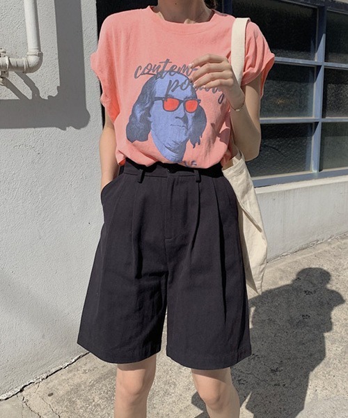 urge：（アージコロン ）の「【URGE：】 コットン ハーフパンツ（その他パンツ・レディース・ベージュ/ブラック/オレンジ・S/M/L）」の13枚目の写真