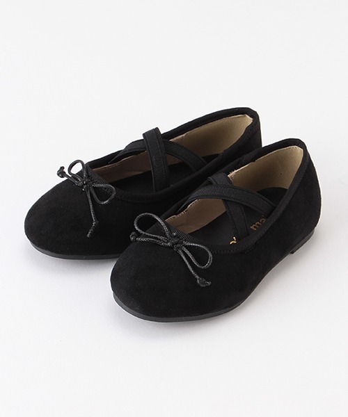 petit main（プティマイン）の「バレエシューズ（バレエシューズ・キッズ・ブラック/ゴールド/ライトピンク・16cm/18cm/19cm/14cm/15cm/17cm）」の2枚目の写真