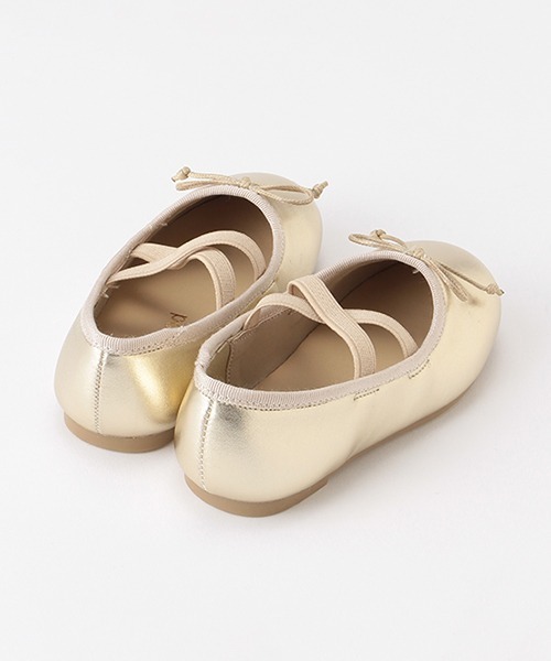 petit main（プティマイン）の「バレエシューズ（バレエシューズ・キッズ・ブラック/ゴールド/ライトピンク・16cm/18cm/19cm/14cm/15cm/17cm）」の6枚目の写真