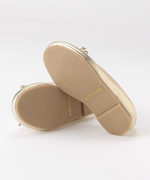 petit main（プティマイン）の「バレエシューズ（バレエシューズ・キッズ・ブラック/ゴールド/ライトピンク・16cm/18cm/19cm/14cm/15cm/17cm）」の7枚目の写真