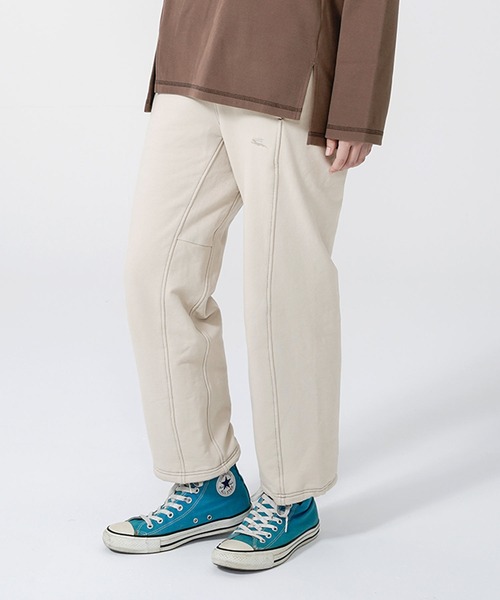 KRIFF MAYER Lady's Collection(クリフメイヤーレディースコレクション)の「THERMO-KNITストレートパンツ(その他パンツ・レディース・チャコール/ブラック/アイボリー/カラフル/ダークグリーン・MEDIUM/LARGE)」の2枚目の写真