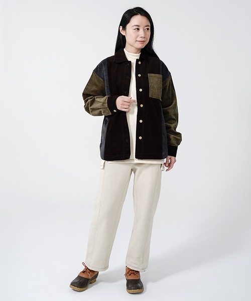 KRIFF MAYER Lady's Collection(クリフメイヤーレディースコレクション)の「THERMO-KNITストレートパンツ(その他パンツ・レディース・チャコール/ブラック/アイボリー/カラフル/ダークグリーン・MEDIUM/LARGE)」の19枚目の写真