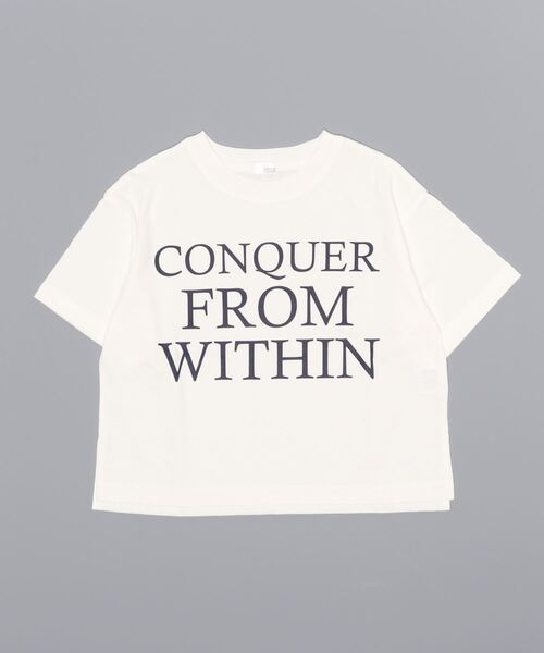 LOWRYS FARM（ローリーズファーム）の「BIGロゴＴ　957558（Tシャツ/カットソー・キッズ・ホワイト/アイボリー/ネイビー/レッド・110/120/140/130/150）」の18枚目の写真