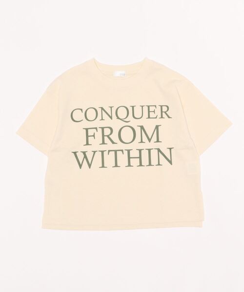 LOWRYS FARM（ローリーズファーム）の「BIGロゴＴ　957558（Tシャツ/カットソー・キッズ・ホワイト/アイボリー/ネイビー/レッド・110/120/140/130/150）」の19枚目の写真