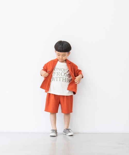 LOWRYS FARM（ローリーズファーム）の「BIGロゴＴ　957558（Tシャツ/カットソー・キッズ・ホワイト/アイボリー/ネイビー/レッド・110/120/140/130/150）」の7枚目の写真