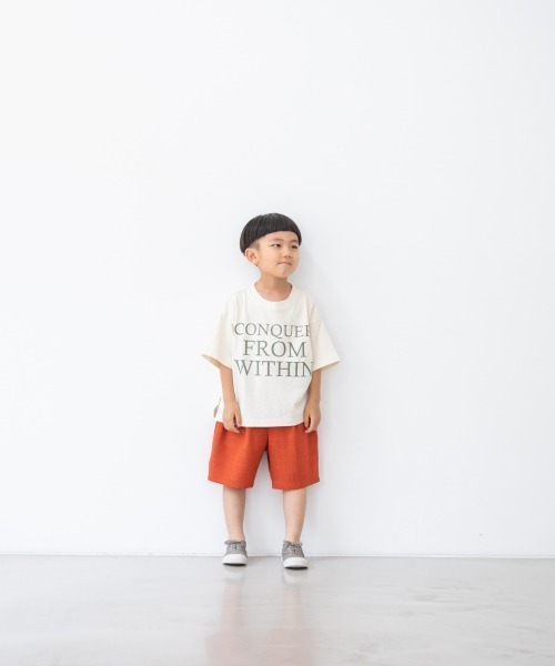 LOWRYS FARM（ローリーズファーム）の「BIGロゴＴ　957558（Tシャツ/カットソー・キッズ・ホワイト/アイボリー/ネイビー/レッド・110/120/140/130/150）」の8枚目の写真