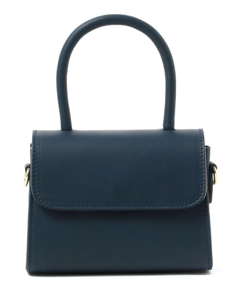 Ray BEAMS(レイビームス)の「AULENTTI / ワンハンドル バッグ(ショルダーバッグ・レディース・ネイビー/レッド・ONE SIZE)」の6枚目の写真