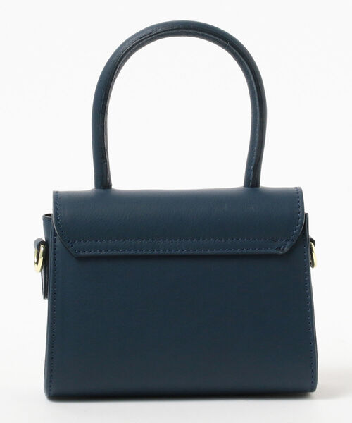 Ray BEAMS(レイビームス)の「AULENTTI / ワンハンドル バッグ(ショルダーバッグ・レディース・ネイビー/レッド・ONE SIZE)」の4枚目の写真