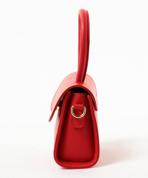 Ray BEAMS(レイビームス)の「AULENTTI / ワンハンドル バッグ(ショルダーバッグ・レディース・ネイビー/レッド・ONE SIZE)」の8枚目の写真