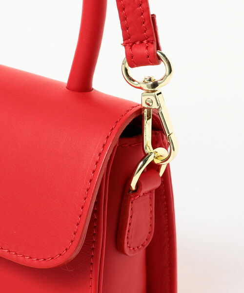 Ray BEAMS(レイビームス)の「AULENTTI / ワンハンドル バッグ(ショルダーバッグ・レディース・ネイビー/レッド・ONE SIZE)」の11枚目の写真