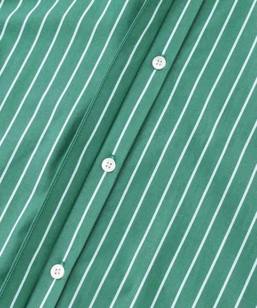 KBF（ケイビーエフ）の「マルチパターンストライプシャツワンピース（ワンピース・レディース・ネイビー/グリーン/アイボリー・ONE）」の21枚目の写真