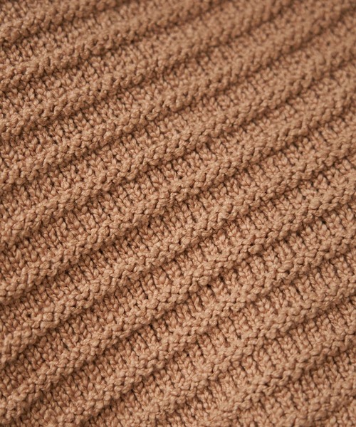 ROPE' PICNIC（ロペピクニック）の「リリーヤーンショート丈ニットカーディガン（カーディガン/ボレロ・レディース・ブラック/ホワイト/ベージュ/グリーン・38）」の8枚目の写真