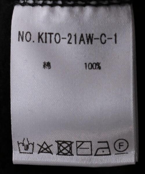 K ITO（ケーイトウ）の「＜K ITO（ケー・イトウ）＞ ウラケ クルーネック スウェット（Tシャツ/カットソー・メンズ・ブラック/グレー・1/2/3）」の17枚目の写真