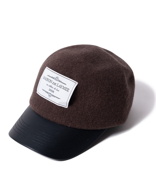 LAYMEE(レイミー)の「Tunia cap / チュニアキャップ(パーカー・レディース・チャコールグレー/ブラック/ブラウン/カーキ・FREE)」の4枚目の写真