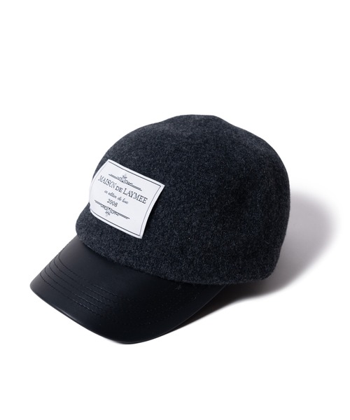 LAYMEE(レイミー)の「Tunia cap / チュニアキャップ(パーカー・レディース・チャコールグレー/ブラック/ブラウン/カーキ・FREE)」の3枚目の写真