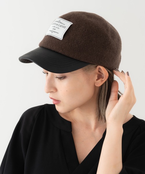 LAYMEE(レイミー)の「Tunia cap / チュニアキャップ(パーカー・レディース・チャコールグレー/ブラック/ブラウン/カーキ・FREE)」の5枚目の写真