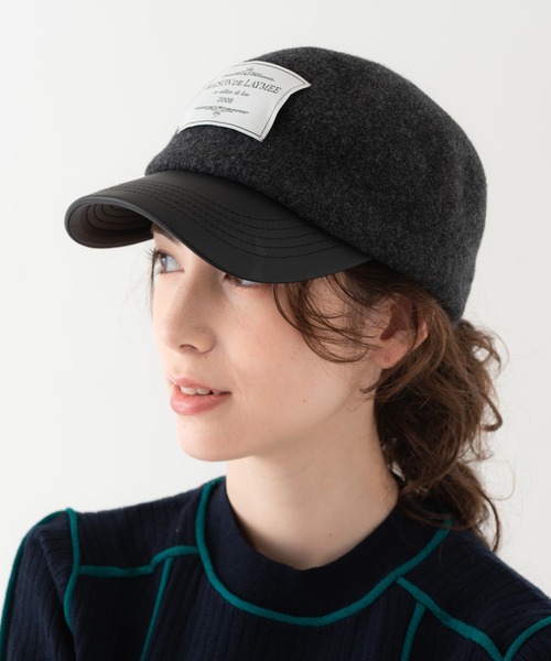 LAYMEE(レイミー)の「Tunia cap / チュニアキャップ(パーカー・レディース・チャコールグレー/ブラック/ブラウン/カーキ・FREE)」の6枚目の写真