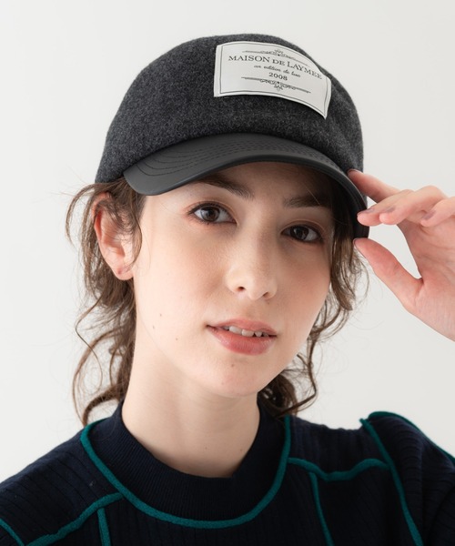 LAYMEE(レイミー)の「Tunia cap / チュニアキャップ(パーカー・レディース・チャコールグレー/ブラック/ブラウン/カーキ・FREE)」の7枚目の写真
