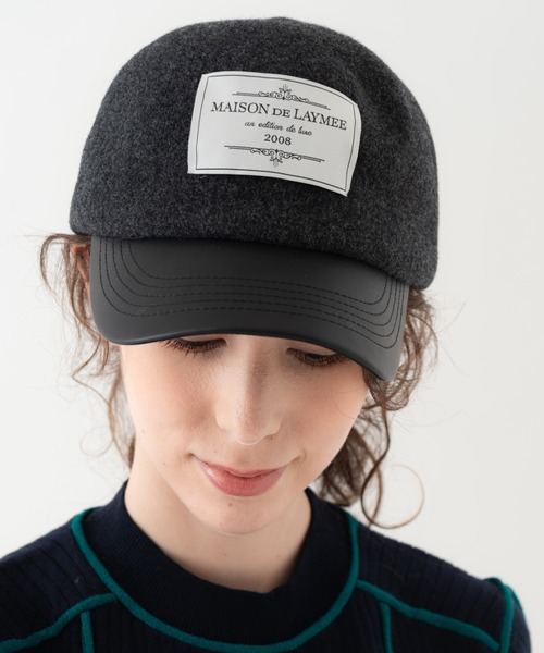 LAYMEE(レイミー)の「Tunia cap / チュニアキャップ(パーカー・レディース・チャコールグレー/ブラック/ブラウン/カーキ・FREE)」の8枚目の写真