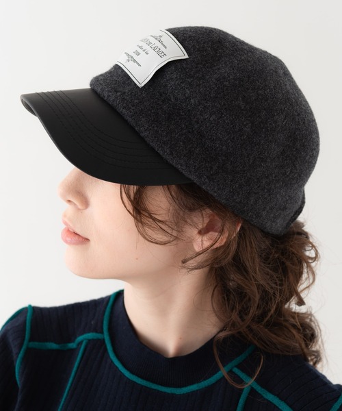 LAYMEE(レイミー)の「Tunia cap / チュニアキャップ(パーカー・レディース・チャコールグレー/ブラック/ブラウン/カーキ・FREE)」の9枚目の写真