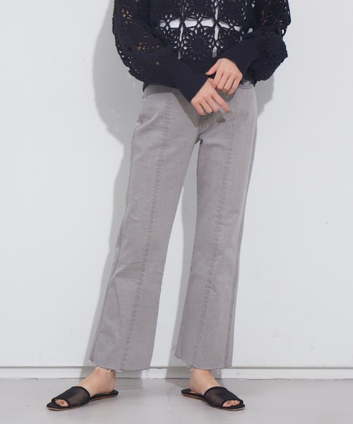 NOMINE（ノミネ）の「【展開店舗限定】セミフレアデニム（デニムパンツ・レディース・ライトグレー/ブルー・X-SMALL/S/M）」の2枚目の写真